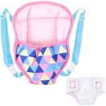 18 poupes(36 - 45 cm) porte - bb et couche poupee pour baby born sige porte - bb rglables porte ...