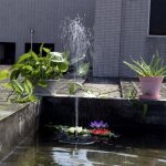 180l / h 1. 4w pompe  eau flottante fontaine dnergie solaire crative laquarium bassin piscine jardin ...