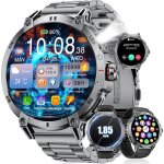 185? hd montre connect�e homme pour ios android 800 mah grande batterie smartwatch homme bluetooth appels ...