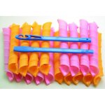 Bigoudis manuels en plastique - multicolore - 18pcs - femme