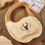 19 cordes lyre harpechinois harp heptachord pour les dbutants mlomanes enfants adultes instrument de ...