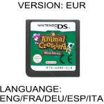 1carte de console de cartouche de jeu ds animal crossing wild world langue eur pour nintendo ds 3ds 2ds ...
