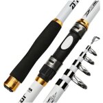 Canne  pche tlescopique en fibre de carbone frp dure - ecelen - 3. 6 m - blanc - pche  la carpe