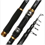 Canne � p�che - ecelen - 3. 6 m - fibre de carbone frp - noir