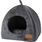 Niche pour chat - grotte pour chat - maison portative pour animaux de compagnie - gris - ext�rieur