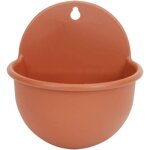 1pcs jardini�re suspendue design demi - ronde - fleur de r�sine murale demi - ronde en r�sine en plein ...