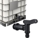 1pcs robinet pour citerne de pluie robinet d�coulement ibc 3 / 4robinet de rechange en plastique pour ...