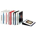 Classeur � anneaux de pr�sentation a5 blanc - esselte - m�canisme � 2 anneaux ronds - 70% mat�riaux recycl�s ...