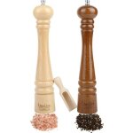 Moulin à poivre et sel en bois - creative home - hauteur 315cm - salière et poivrière Moulin à poivre et sel en bois - creative home - hauteur 315cm - salière et poivrière