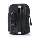 Sacoche tactique - indispensable - noir - zippée - synthétique - porté ceinture Sacoche tactique - indispensable - noir - zippée - synthétique - porté ceinture