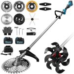 2 - en - 1 1380w motobineuse �lectrique & coupe - bordures brushless sans fil - 2x4. 0ah batt. 18800 ...