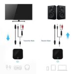 2 en 1 bluetooth transmetteur audio / r�cepteur toslink / spdif optique num�rique et adaptateur audio ...