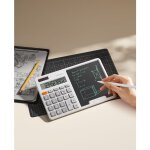2 - en - 1 calculatrice jx01 avec tablette �crite lcd - 12 chiffres �cran anti - �blouissement