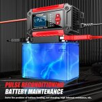 2 en 1 chargeur batterie voiture intelligent et testeur batterieallonscd multi - modebatterie au plomb ...