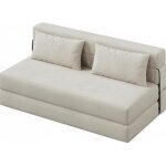 2 - en - 1 convertible canap� en velours - 330 x 110 x 33h - canap� - lit pliable pour salon & chambre ...