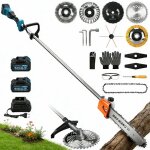 2 - en - 1 d�broussailleuse et �lagueuse sur perche � batterie 1380w ( 12? / 192 cm / 165�) 18800 rpm ...