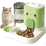 2 - en - 1 distributeur croquettes chat automatique - 800ml distributeur deau et 18l distributeur automatique ...