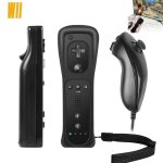 2 en 1 kit de manette nunchuck controlleur et built - in motion plus remote pour console nintendo wii ...