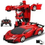 2 en 1 rc voiture sport voiture transformation robots mod�les t�l�commande deformation voiture rc combat ...