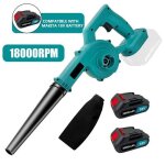 2 - en - 1 souffleuse de feuilles sans fil et mulcher sous vide avec 2 batteries x 3. 0ah et sac � poussi�re ...