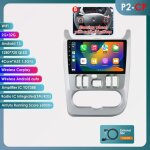 2 + 32g android car media player for renault logan 1 sandero 2009 - 2015 / lada largus 2012 - 2020 gps ...