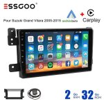 2 + 32go autoradio 9 pouces android 15 carplay voiture pour suzuki grand vitara 2005 - 2015 �cran tactile ...