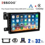 2 + 32go autoradio 9 pouces android 15 carplay voiture pour suzuki grand vitara 2005 - 2015 �cran tactile ...