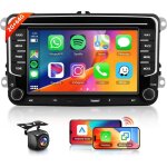 2 + 64g autoradio 7 pour vw passat golf seat altea skoda octavia carplay / android auto sans fil bluetooth ...