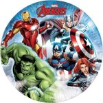 2 lots de 8 assiettes en carton anniversaire: marvel avengers infinity stones 23cm ref / lave93871