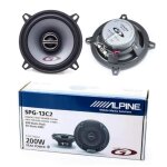 2 alpine spg - 13c2 haut - parleurs 2 voies coaxiales 5. 25 13. 00 cm 130 mm 50 watt rms 200 watt max ...