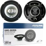 2 alpine sxe - 2035s haut - parleurs coaxiaux 3 voies 2000 cm 200 mm 8 45 watts rms 280 watts max 4 ohms ...
