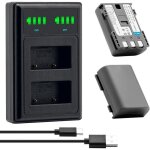 2 batteries nb - 2l nb - 2lh + chargeur double usb pour appareils photo canon eos 350d 400d md265 mv960 ...