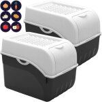 2 bo�tes de conservation alimentaire 7l blanche artecsis / pomme de terre l�gumes fruits oignons - 6 ...