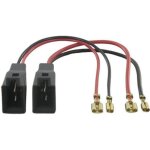 2 cables adaptateurs haut - parleur - audi / ford / landrover / mercedes / opel / renault / seat / skoda ...