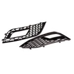 2 cache grille antibrouillard look rs4 pour audi a4 b8 phase 2 de 11 / 2011 a 10 / 2015