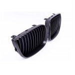 2 calandre noir mat pour bmw s�rie 1 phase 1 e81 e87 et pack m