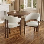 2 chaises chaises de salle � manger en m�tal effet bois adapt�es pour salle � mangersaloncaf�tissu en ...