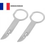 2 cls de dverrouillage de radio dmontage extraction autoradio voiture