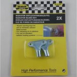 2 cls de purge dair carres 4 pans 5 mm pour radiateur