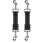 2 clips � double extr�mit� pour collier de chiensangles de connecteur r�fl�chissantes r�glables en nylon ...