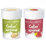 2 colorants alimentaires - arômes fraise et pistache 2 colorants alimentaires - arômes fraise et pistache