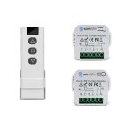 2 commutateurs somlife de volet et rideau wifi rf tuya smart life module pour volet roulant 433 mhz et ...