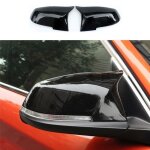 2 coque retroviseur noir brillant look m4 bmw serie 1 2 3 f20 f22 f23 f30 f32 f36 f35 x1 e84