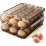 2 couches panier  ?ufs boite  oeufs porte - ?ufs roulant automatique en plastique stockage doeufs rangement ...