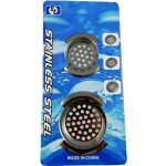 2 cr�pines d �vier en m�tal filtre grille filtration lavabo douche 75 et 65 mm