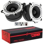 2 ds18 pro - tw120 tweeter aluminium gris 200 watt rms 300 watt diamtre max 790 cm impdance 4 ohm sensibilit ...