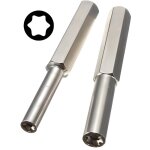 2 embouts gamebit tournevis 3. 8 4. 5 mm - cartouches / consoles nintendo nes n64