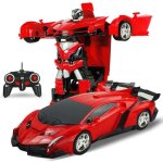 2 en1 rc sport transformation voiture robot t�l�command� d�formation auto jouet