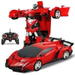 2 en1 rc sport transformation voiture robot t�l�command� d�formation auto jouet t017c9