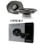 2 enceintes focal icu570 coaxiales 2 voies ovales 5 x 7 13x18 cm 60 watts rms 120 watts max 4 ohm la ...